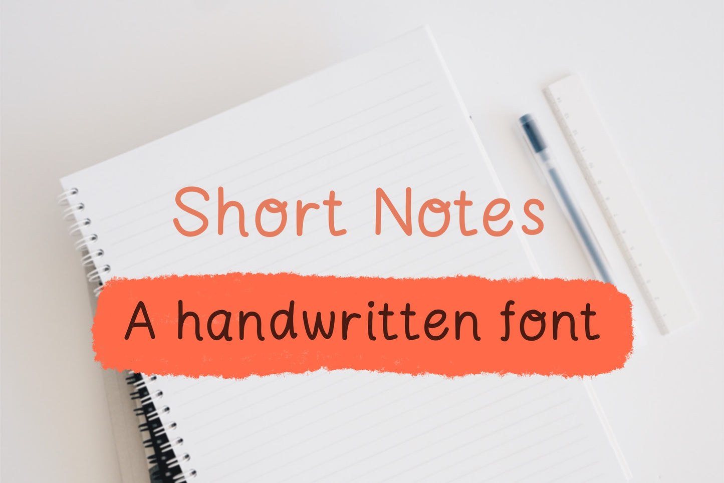 Handwritten Font - Short Notes