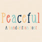 Handwritten Font - Peaceful Font