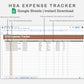 Google Sheets - HSA Expense Tracker - Earthy