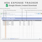 Google Sheets - HSA Expense Tracker - Sweet