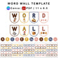 Word Wall Template - Brown Bakery Theme | Editable