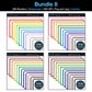 Widescreen Border Clipart Bundle 8 - Colorful Scallop - Google Slides