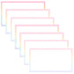 Widescreen Border Clipart Set 79 - Pastel Rainbow - Google Slides & PowerPoint