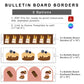 Bulletin Board Borders - Brown Bakery Theme | Editable