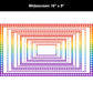 Widescreen Border Clipart Bundle 10 - Rainbow - Google Slides & PowerPoint