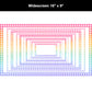 Widescreen Border Clipart Bundle 12 - Pastel Rainbow - Google Slides