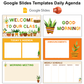 Google Slides Templates Daily Agenda - Indoor Plants | Editable