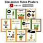 Classroom Rules Posters - Indoor Plants