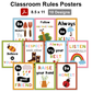 Classroom Rules Posters - Colorful Spring