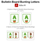 Bulletin Board Bunting Letters  - Indoor Plants