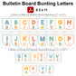 Bulletin Board Bunting Letters  - Happy Easter