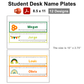 Student Desk Name Plates - St. Patrick's Day | Editable