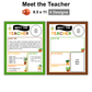 Meet the Teacher - Indoor Plants | Editable