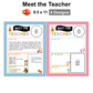 Meet the Teacher - Colorful Spring | Editable