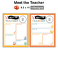 Meet the Teacher - Happy Easter | Editable