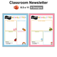 Classroom Newsletter - Colorful Spring | Editable