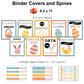 Binder Covers and Spines - Happy Easter | Editable