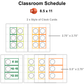 Classroom Schedule - St. Patrick's Day | Editable