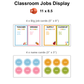 Classroom Jobs Display - Colorful Spring | Editable