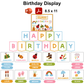 Birthday Display - Colorful Spring | Editable