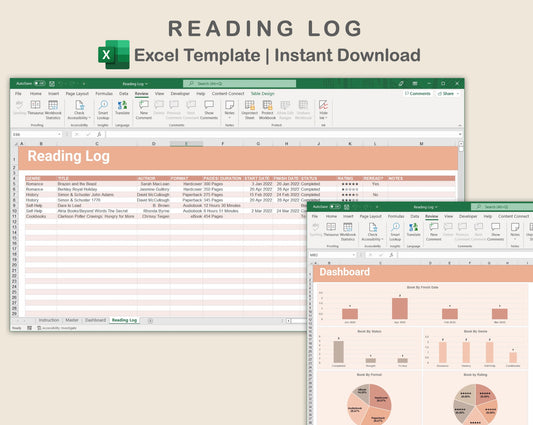 Excel - Reading Log - Neutral