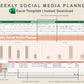 Excel - Weekly Social Media Planner  - Neutral