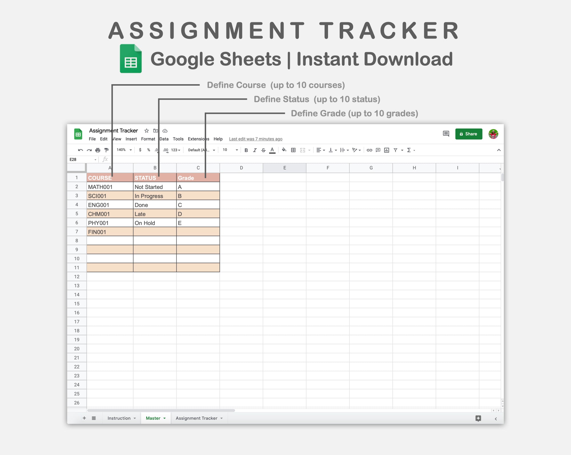 google sheets assignment #2