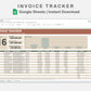 Google Sheets - Invoice Tracker - Earthy