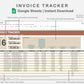 Google Sheets - Invoice Tracker - Earthy