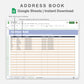 Google Sheets - Address Book - Sweet