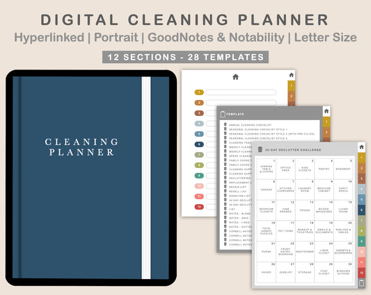 Digital Cleaning Planner - Modern