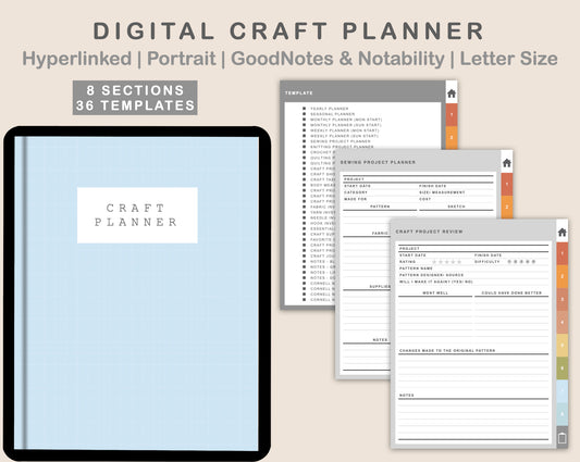 Digital Craft Planner - Autumn