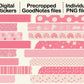 Digital Washi Tape - Bright Pink