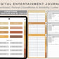Digital Entertainment Planner - Warm