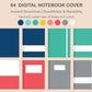 Digital Notebook Cover - Portrait - Colorful