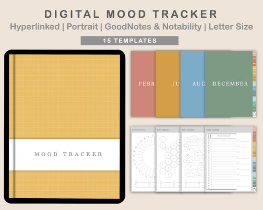 Digital Mood Tracker - Boho