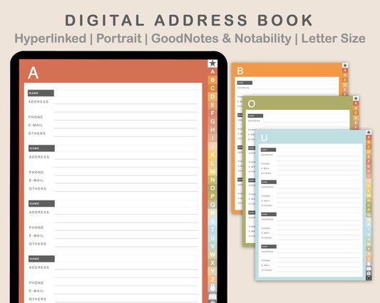 Digital Address Book - Autumn