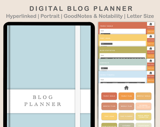 Digital Blog Planner - Autumn