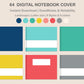 Digital Notebook Cover - Landscape - Colorful