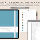 Digital Essential Oil Planner - Muted