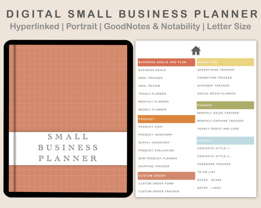 Digital Small Business Planner - Autumn
