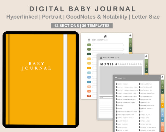 Digital Baby Journal - Baby Bright