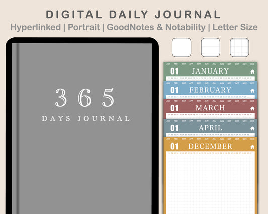 365 Day Journal - Boho
