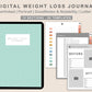Digital Weight Loss Journal - Boho
