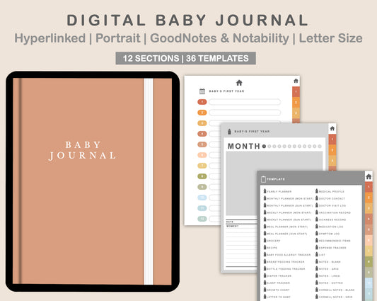 Digital Baby Journal - Autumn
