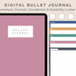 Digital Bullet Journal - 12 Months - Portrait - Spring
