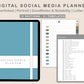 Digital Social Media Planner - Muted