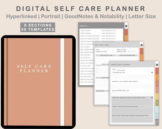 Digital Self Care Planner - Autumn