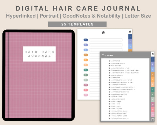 Digital Hair Care Journal - Spring