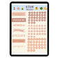 Digital Sticker - Days of the week and Date in Neutral theme